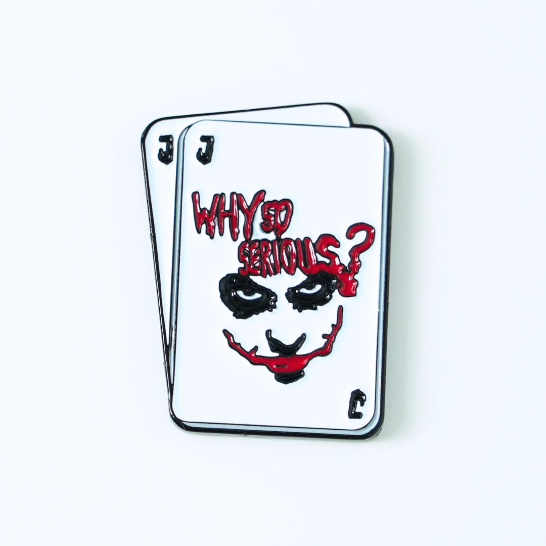 Cool joker themed golf ball marker