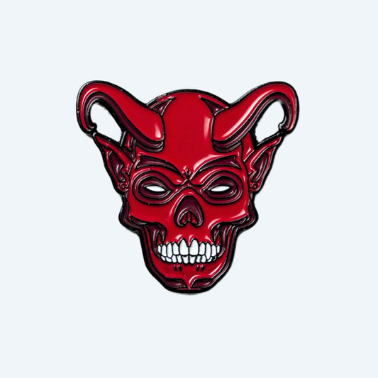 golf ball marker with devil design
