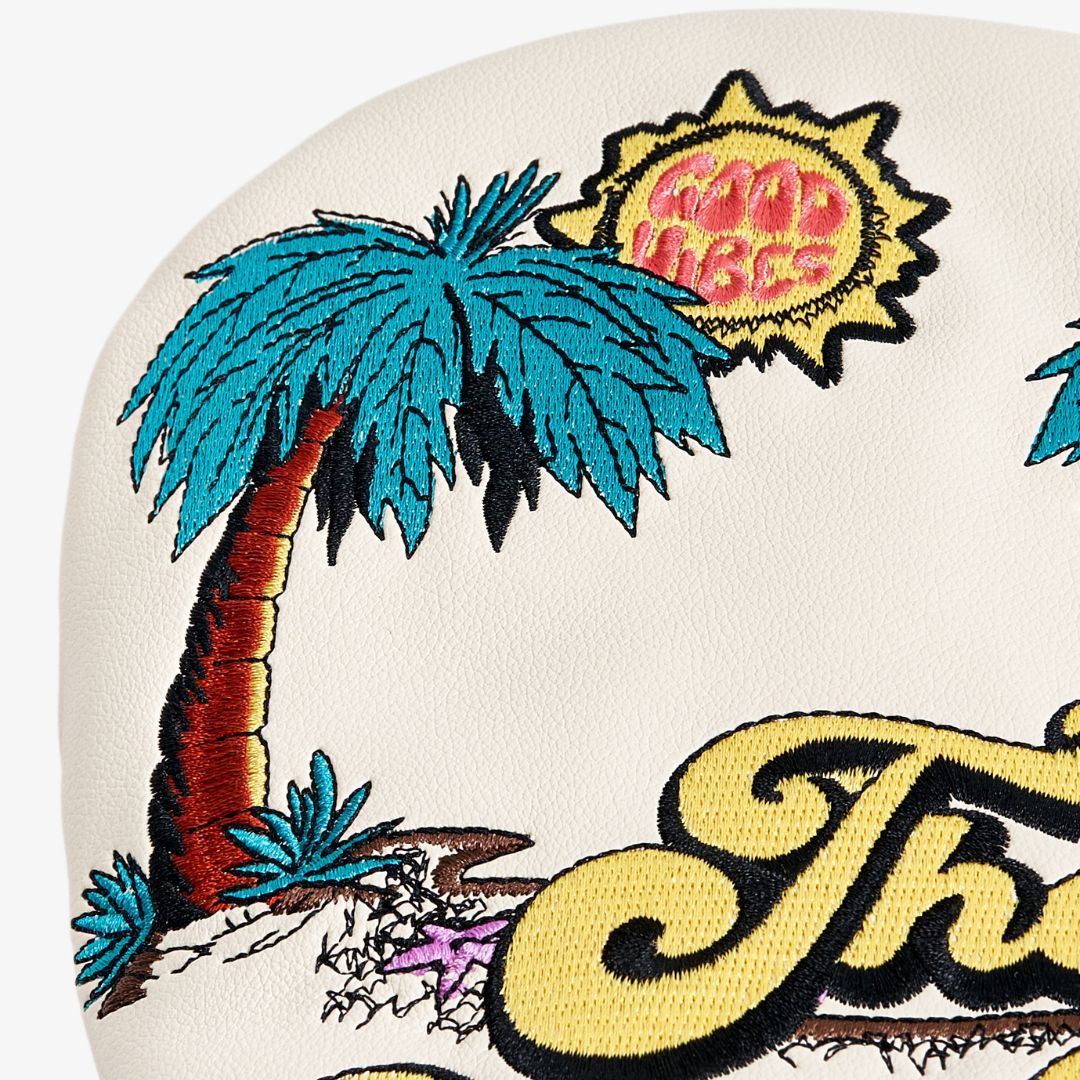 Close up of cool driver headcover