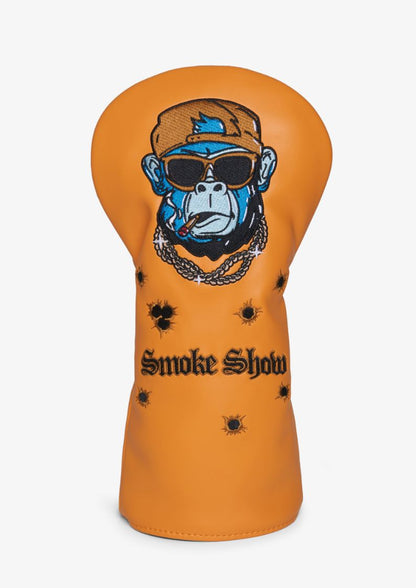 Orange golf headcover