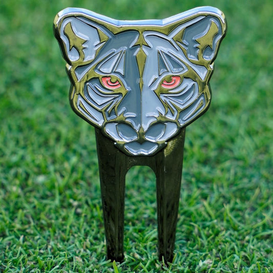 divot tool with puma cat design